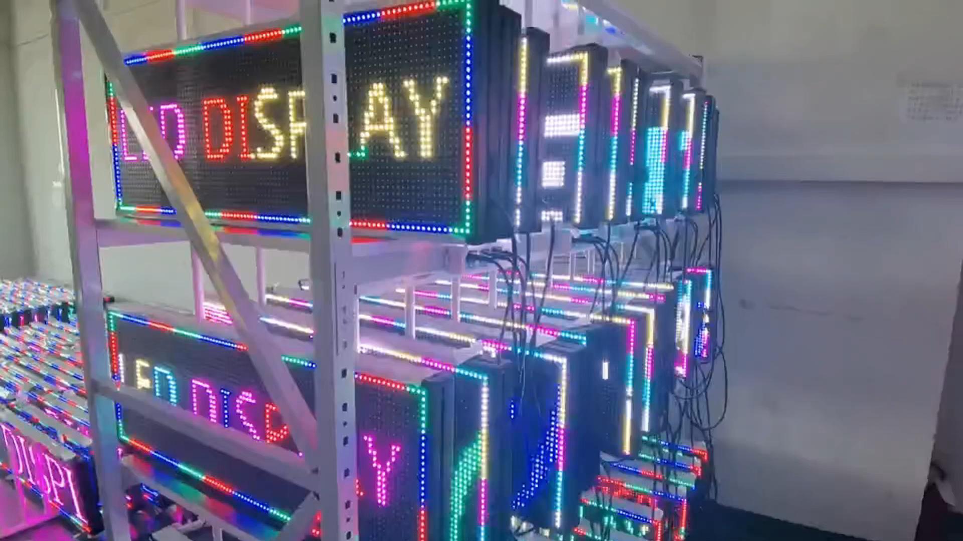 Amazon.com : P6 Programmable LED Sign 40x17 Inch Support Images